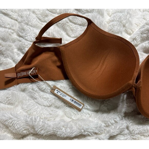 NWT Skims Ultimate Collection Push-Up Plunge Bra in Bronze - Picture 8 of 8
